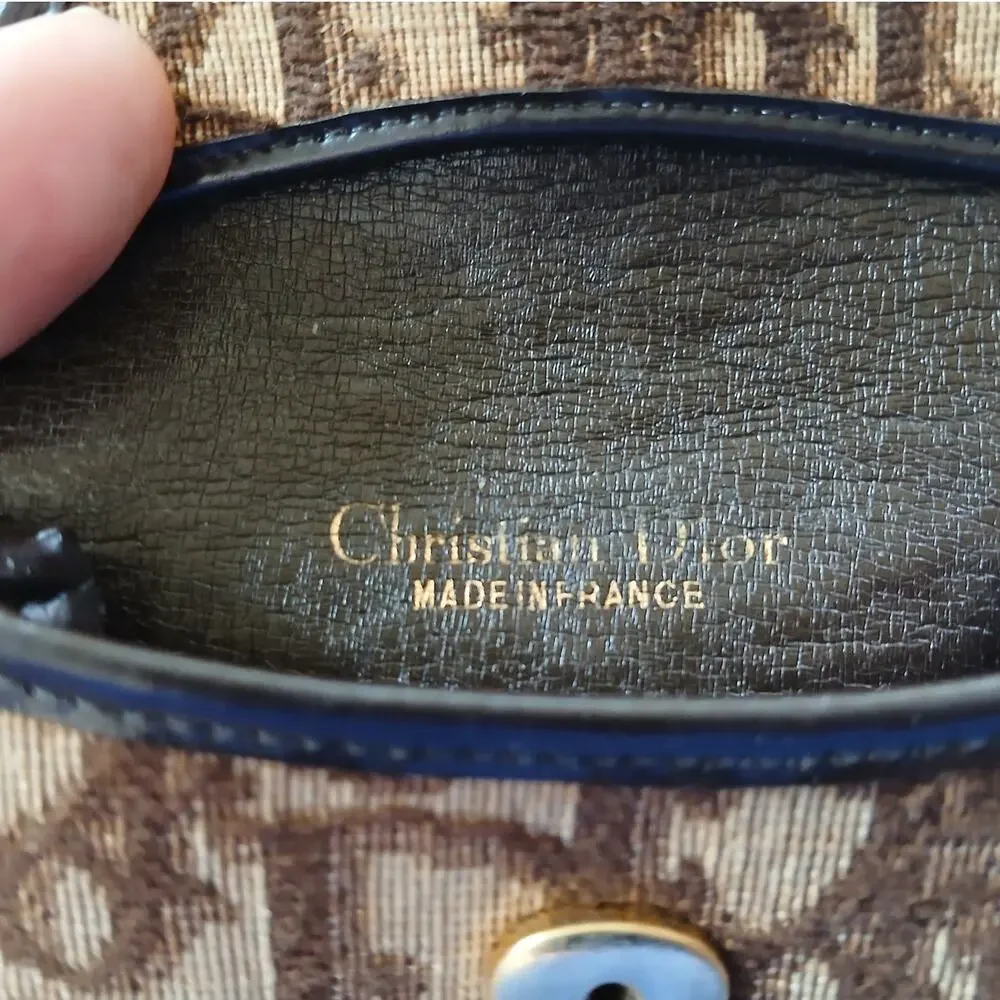 FLASH SALE Christian Dior Lady Dior Vintage Eyeglass & Accessory Case Jacquard